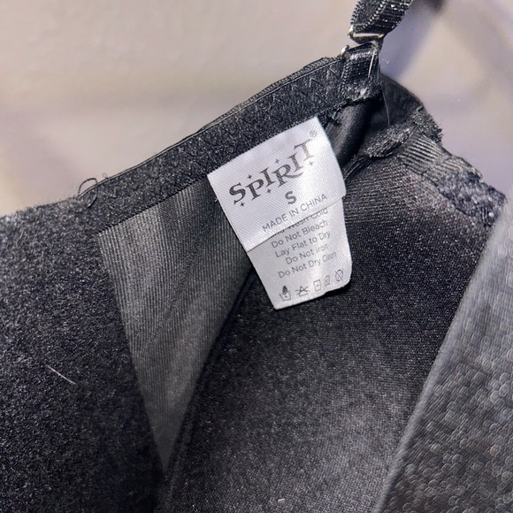 Spirt Halloween black corset - Picture 2 of 2